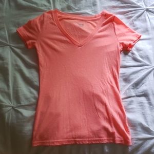 Mossimo coral colored v-neck t-shirt